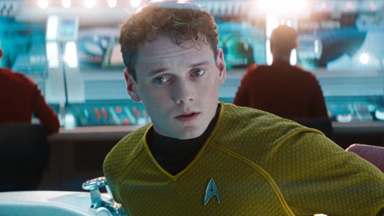 Chekov looking worried