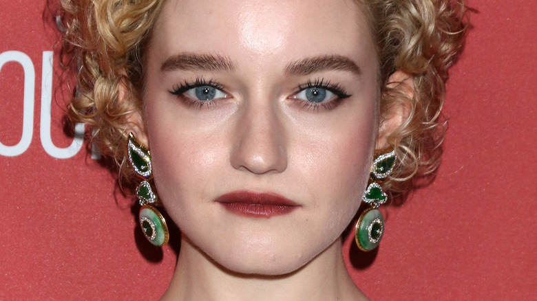 Julia Garner blonde hair earrings