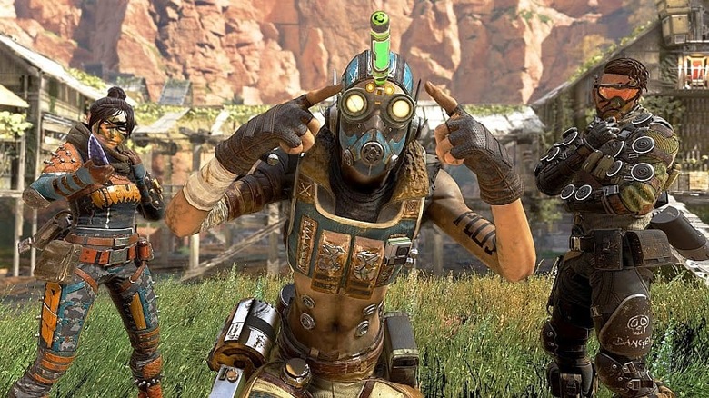 Apex Legends Octane, Mirage, and Wraith