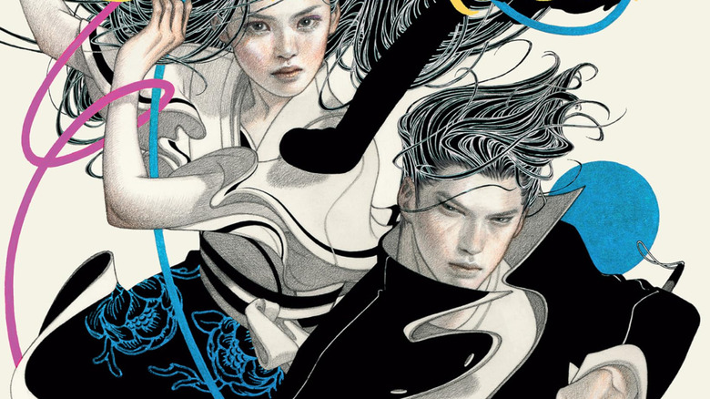 Yumi and Nikaro looking serious in Yumi and the Nightmare Painter