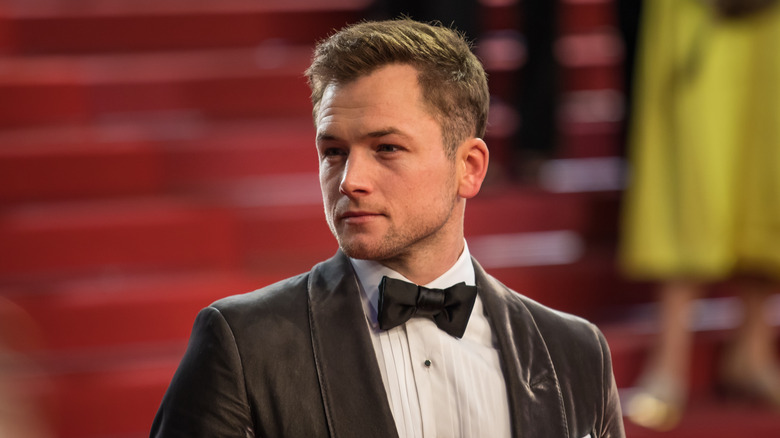 Taron Egerton in a tuxedo 