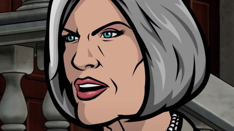 Malory Archer in closeup 