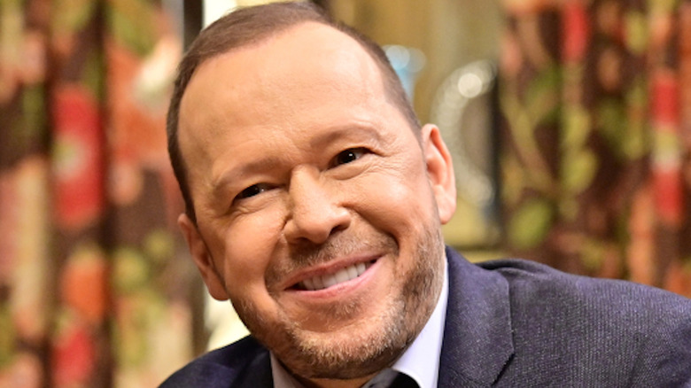 Donnie Wahlberg smiling