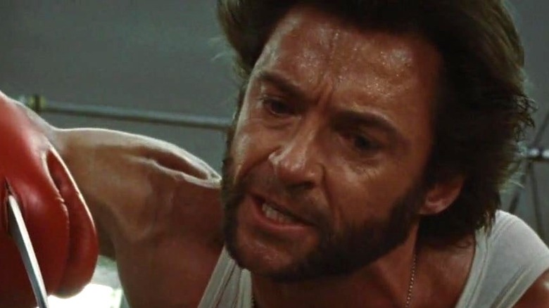 Wolverine showing his claws