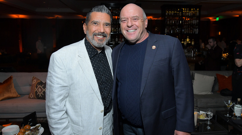 Steven Michael Quezada and Dean Norris at El Camino premiere