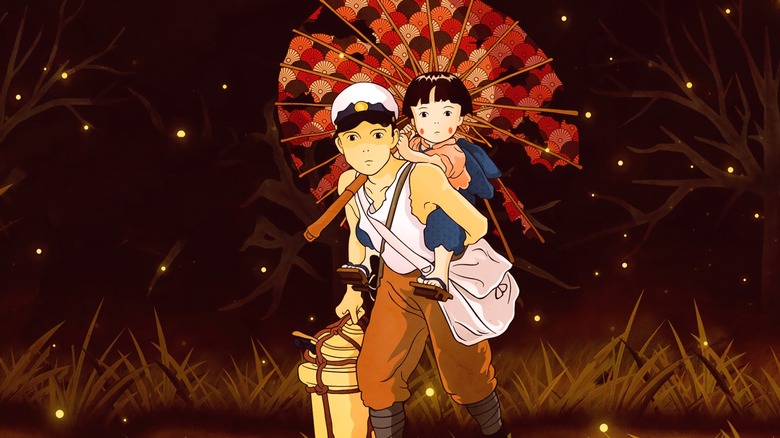 Seita carries his sister Setsuko in 