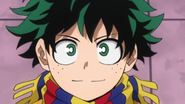 Deku looks contented