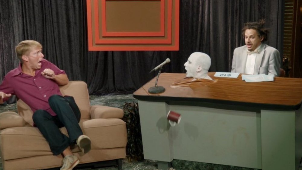 Jack McBrayer and Eric Andre on The Eric Andre Show