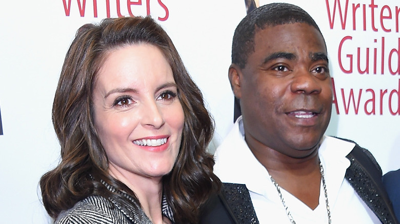 Tracy Morgan and Tina Fey on the red carpet