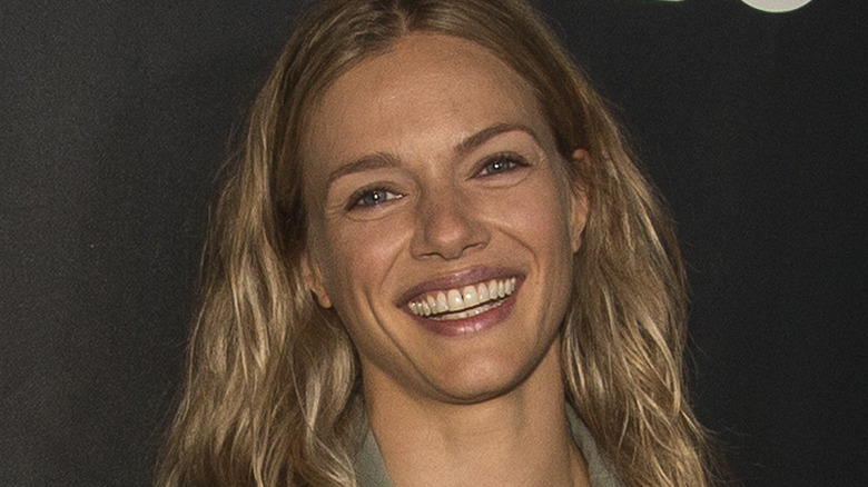 Tracy Spiridakos smiling