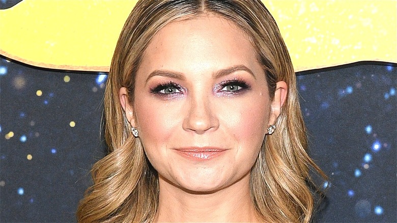 Vanessa Ray wearing glitter eyeshadow