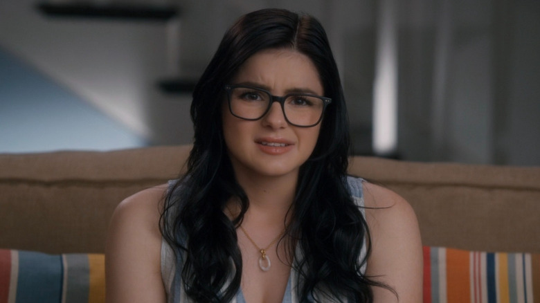 Alex Dunphy looking at the camera on Modern Family