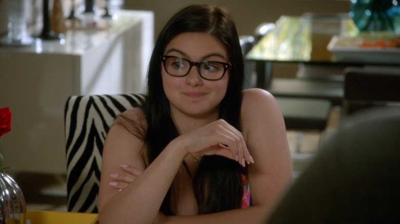 Alex Dunphy looking surprised on Modern Family