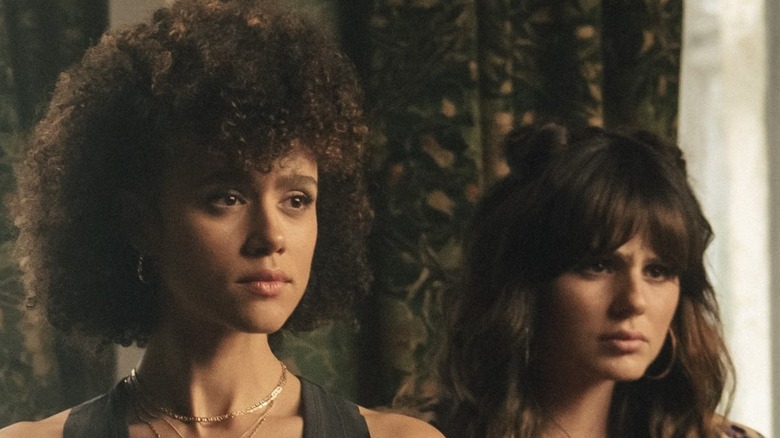 Nathalie Emmanuel and Ruby O. Fee in "Army of Thieves"