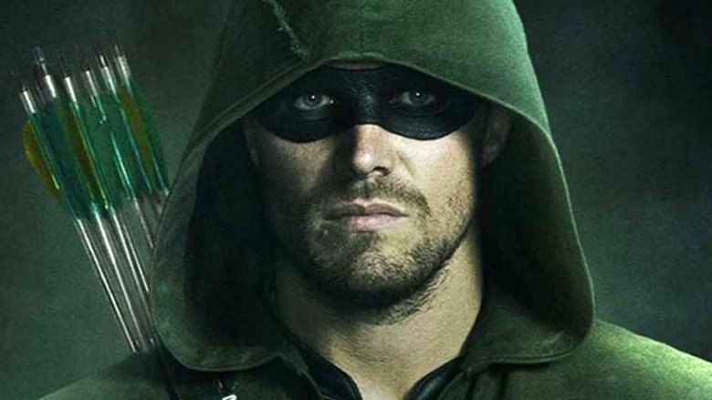 Stephen Amell as Arrow on The CW's Arrow