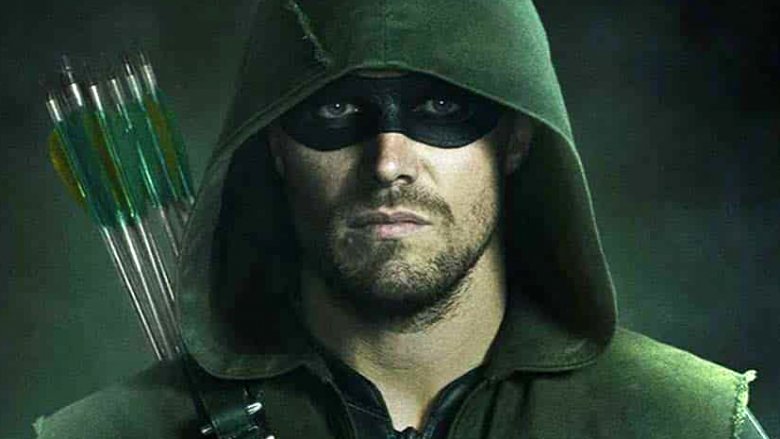Stephen Amell as Arrow on The CW's Arrow