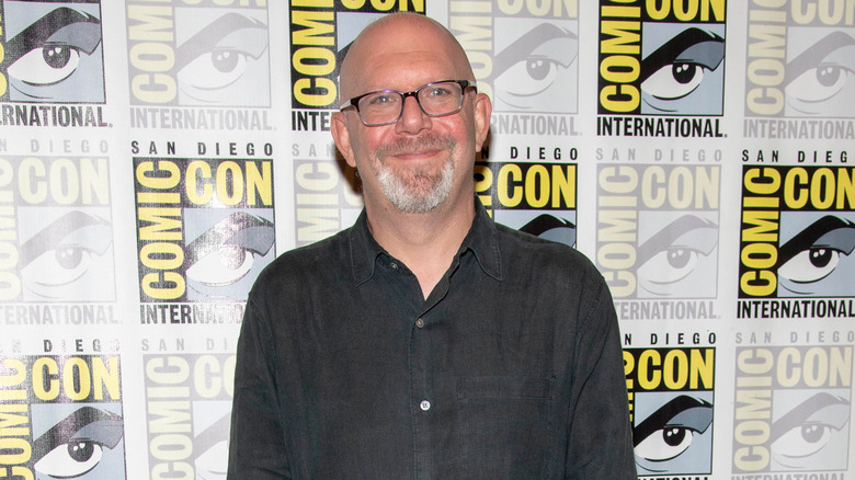 Marc Guggenheim attending Comic Con 