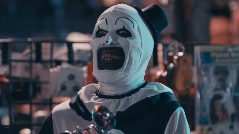 Art the clown smiling