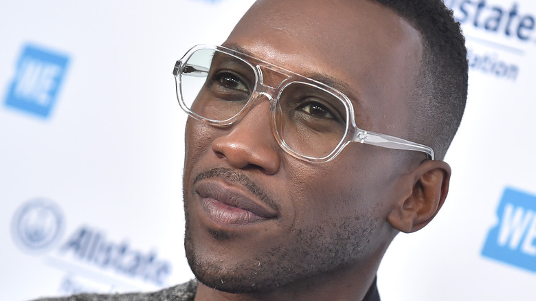 Mahershala Ali looking off camera