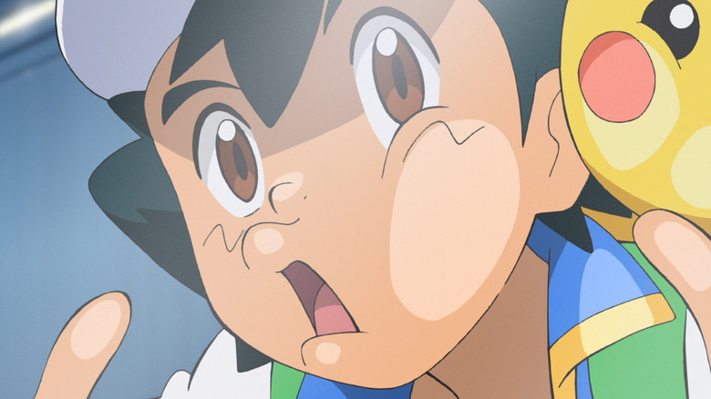 Ash Ketchum looking surprised