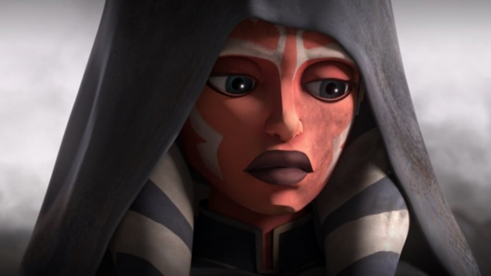 Ahsoka Tano in the final scene of Star Wars: The Clone Wars
