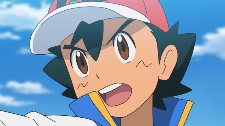 Ash Ketchum looking engaged