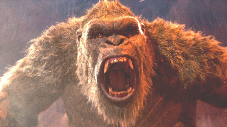 King Kong roars Godzilla vs.Kong