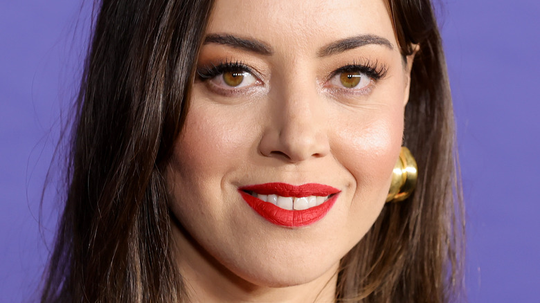 Aubrey Plaza at The White Lotus premier