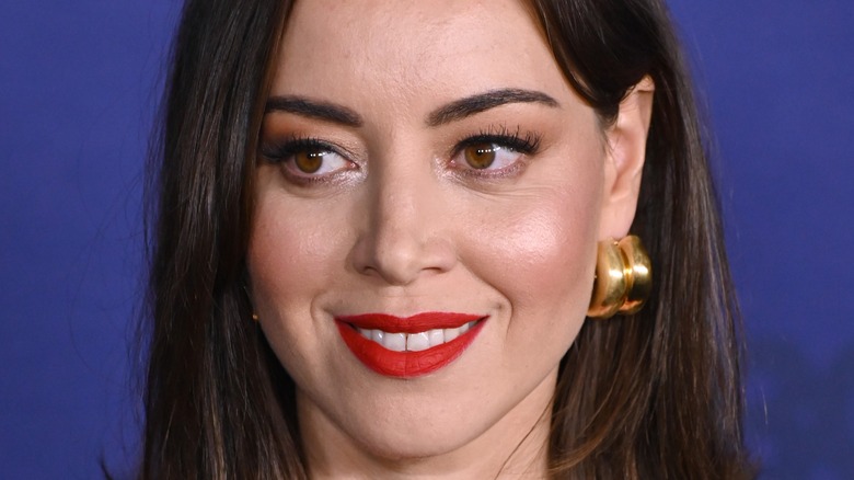 Aubrey Plaza smiling