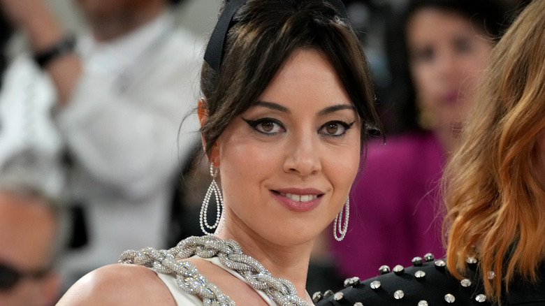 Aubrey Plaza smiling