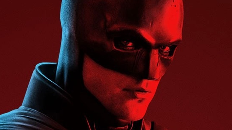 Batman staring from "The Batman" poster