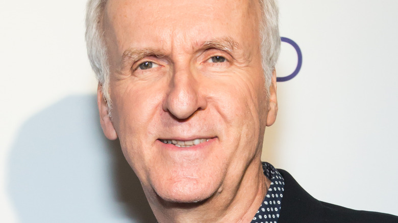 James Cameron grinning