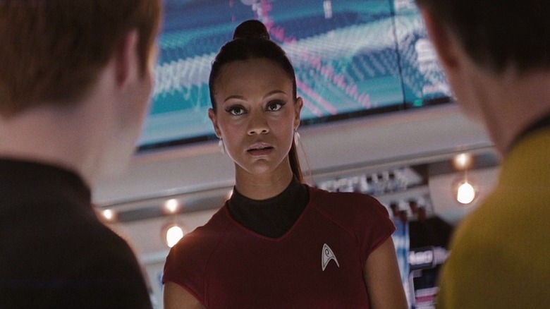 Uhura aboard the USS Enterprise 