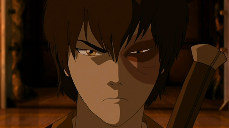 Zuko fighting his dad