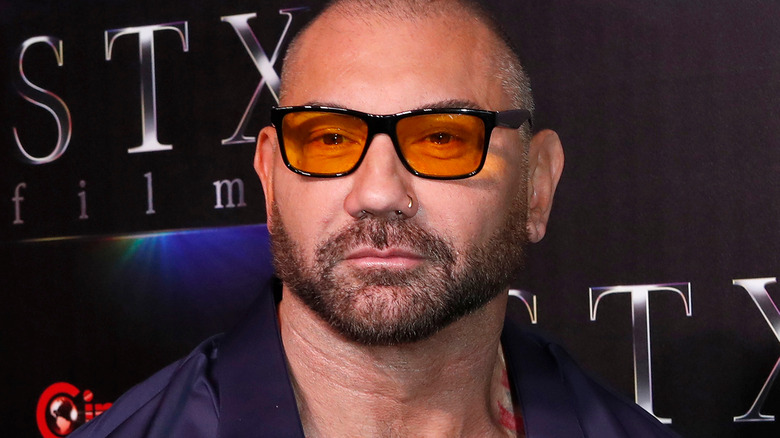 Dave Bautista posing