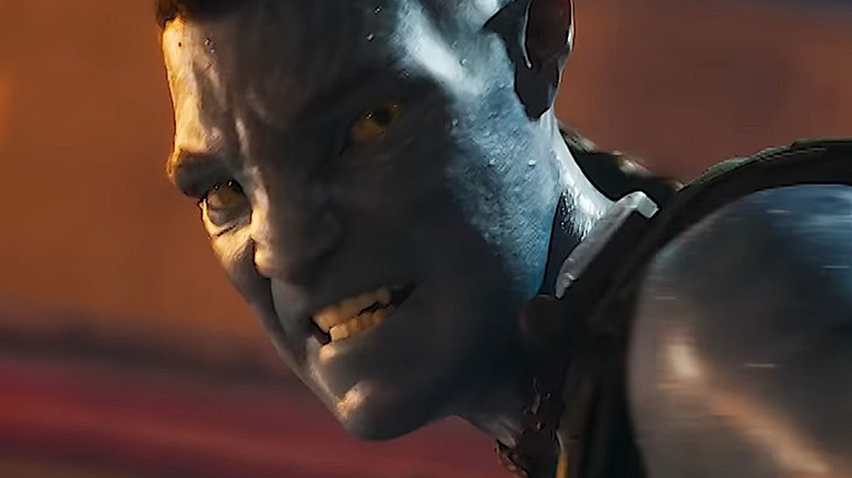 Stephan Lang's Col. Quaritch as his Na'vi avatar