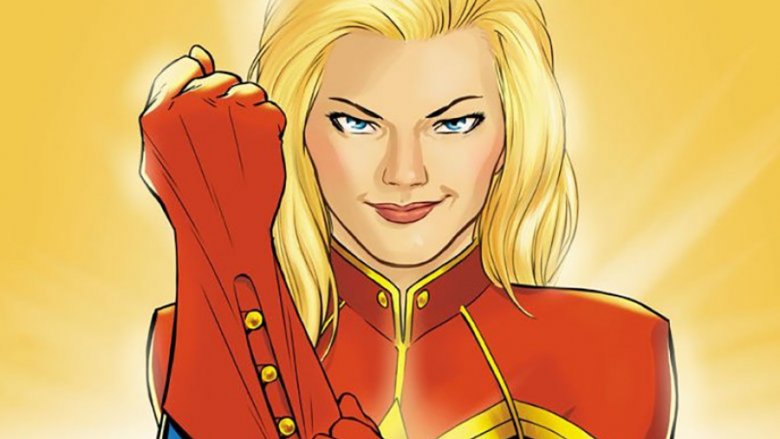 Captain Marvel comics cover