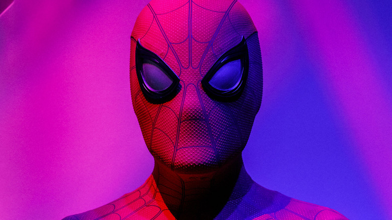 Spider-Man pink glow Avengers Campus
