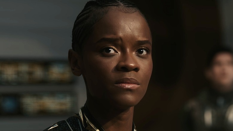 Shuri looking serious in Avengers: Doomsday