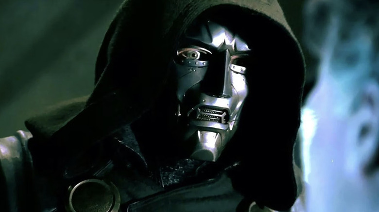 Doctor Doom wearing a mask in Fantastic Four