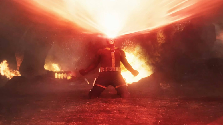 Cyclops activating ocular blast in Avengers: Doomsday