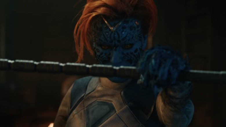 Mystique holding a staff in Avengers: Doomsday