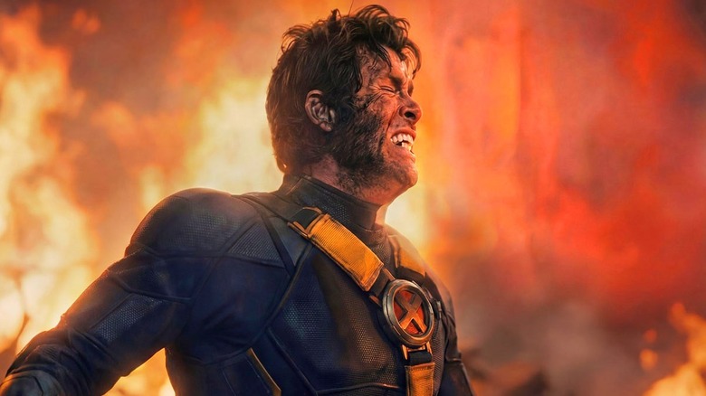 Cyclops surrounded by flames in an "Avengers: Doomsday" teaser