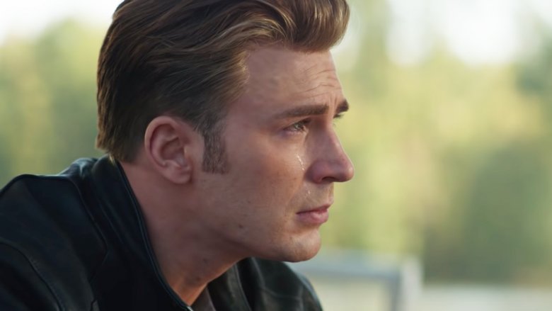 Chris Evans crying Avengers: Endgame