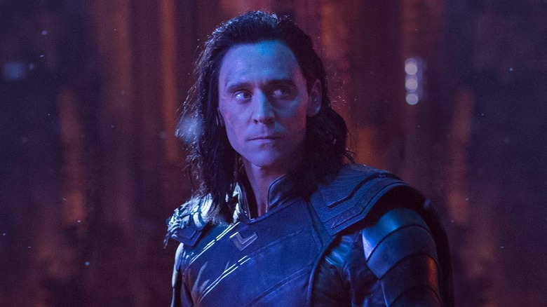 Loki preparing to face Thanos in "Avengers: Infinity War" (2018)