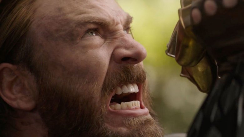 Captain America vs Thanos Avengers Infinity War