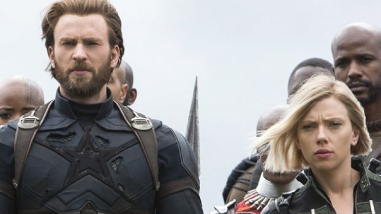 Captain America Black Widow Avengers Infinity War