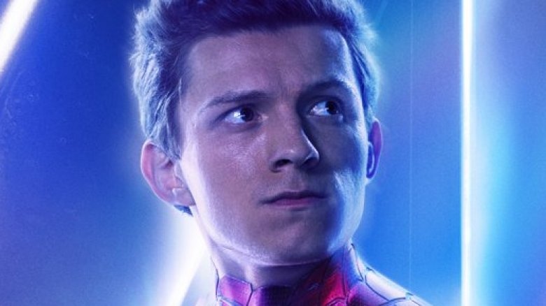 Tom Holland Spider-Man Avengers: Infinity War poster