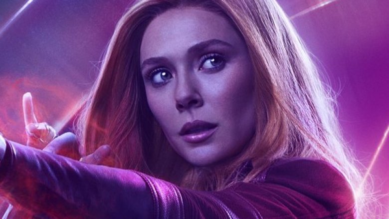 Elizabeth Olsen Scarlet Witch Avengers Infinity War poster