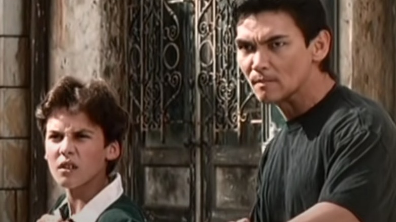 Kevin and Don prepare for a fight with determined expressions